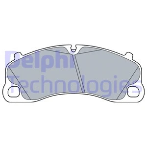 Brake Pad Set, disc brake (LP3570)
