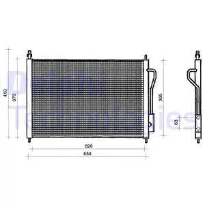 Condenser, air conditioning (TSP0225218)