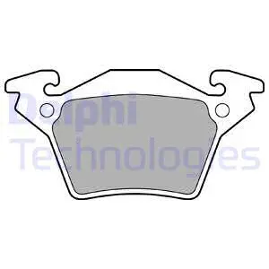Brake Pad Set, disc brake (LP1471)
