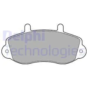 Brake Pad Set, disc brake (LP1406)