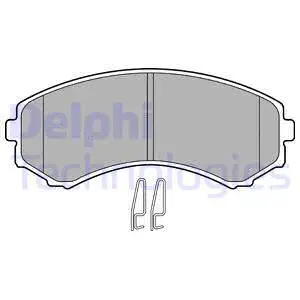 Brake Pad Set, disc brake (LP1462)