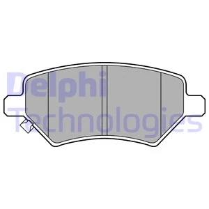 Brake Pad Set, disc brake (LP3452)