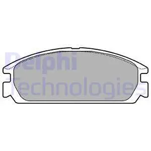 Brake Pad Set, disc brake (LP721)