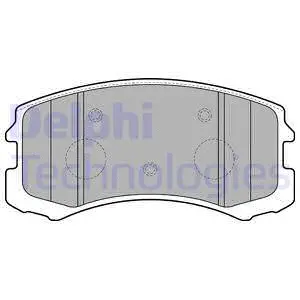 Brake Pad Set, disc brake (LP1901)