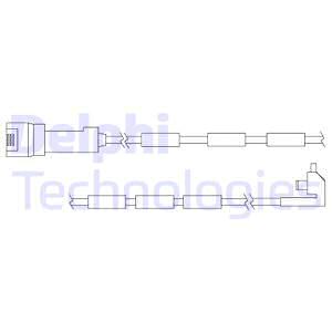 Warning Contact, brake pad wear (LZ0106)