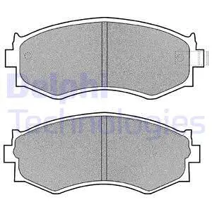 Brake Pad Set, disc brake (LP916)