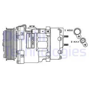 Compressor, air conditioning (TSP0155425)