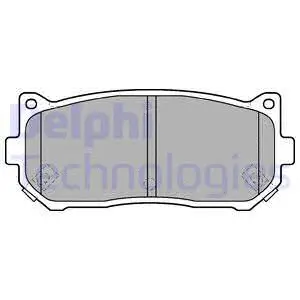 Brake Pad Set, disc brake (LP1528)