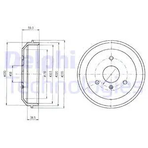 Brake Drum (BF465)