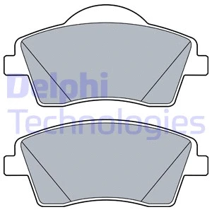 Brake Pad Set, disc brake (LP3528)