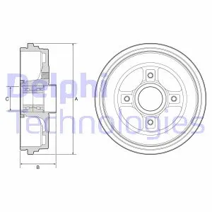 Brake Drum (BFR626)