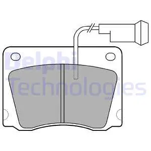 Brake Pad Set, disc brake (LP209)