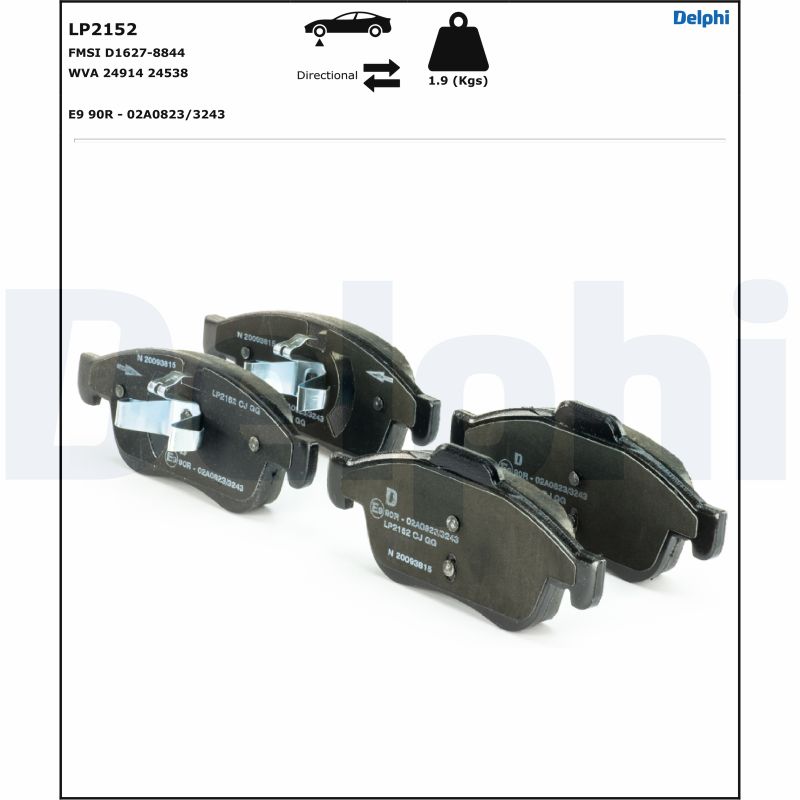 Brake Pad Set, disc brake
