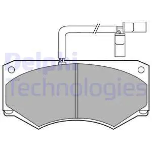 Brake Pad Set, disc brake (LP903)
