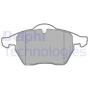 Brake Pad Set, disc brake (LP1407)