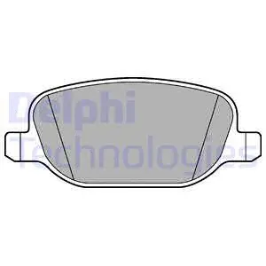 Brake Pad Set, disc brake (LP2297)