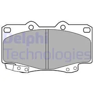 Brake Pad Set, disc brake (LP2242)
