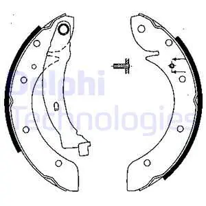 Brake Shoe Set (LS1838)