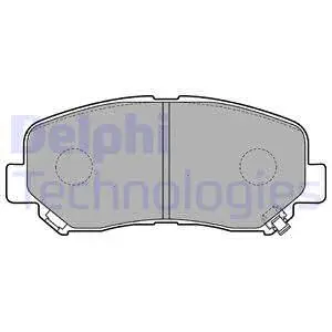 Brake Pad Set, disc brake (LP2481)