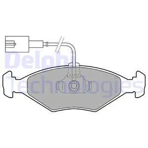 Brake Pad Set, disc brake (LP1855)