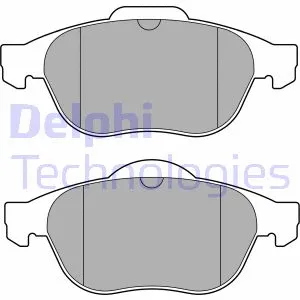 Brake Pad Set, disc brake (LP3691)