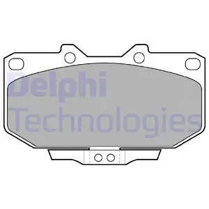 Brake Pad Set, disc brake (LP1056)