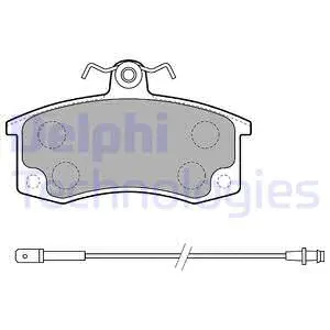 Brake Pad Set, disc brake (LP1800)