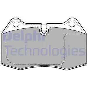 Brake Pad Set, disc brake (LP1584)