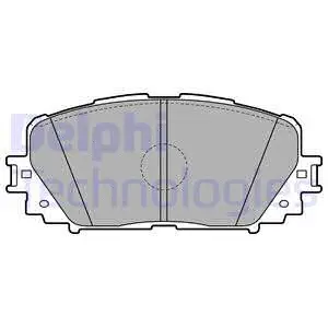Brake Pad Set, disc brake (LP2123)