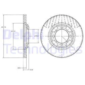 Brake Disc (BG2414)