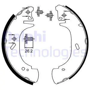 Brake Shoe Set (LS1896)