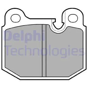 Brake Pad Set, disc brake (LP161)
