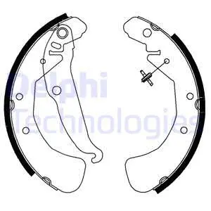 Brake Shoe Set (LS1729)