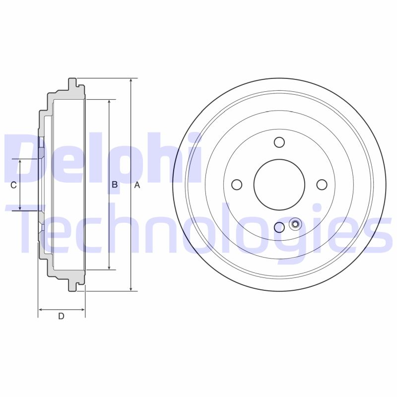 Brake Drum (BF592)