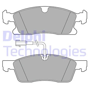 Brake Pad Set, disc brake (LP3634)