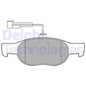 Brake Pad Set, disc brake (LP1397)
