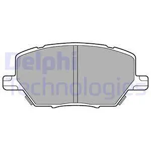 Brake Pad Set, disc brake (LP3184)