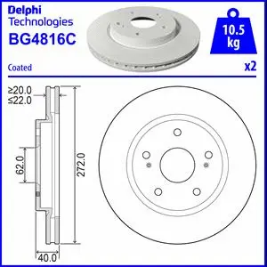 Brake Disc (BG4816C)