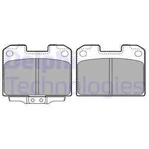 Brake Pad Set, disc brake (LP1427)