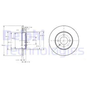 Brake Disc (BG2454)