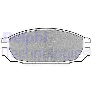 Brake Pad Set, disc brake (LP983)