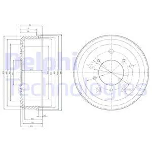 Brake Drum (BF166)