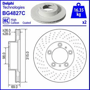 Brake Disc (BG4827C)