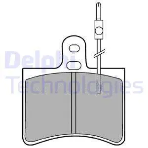 Brake Pad Set, disc brake (LP113)
