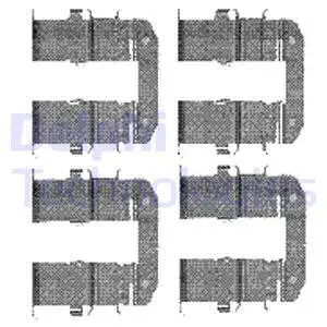 Accessory Kit, disc brake pad (LX0482)