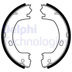 Brake Shoe Set (LS1960)