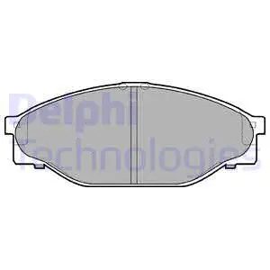 Brake Pad Set, disc brake (LP950)