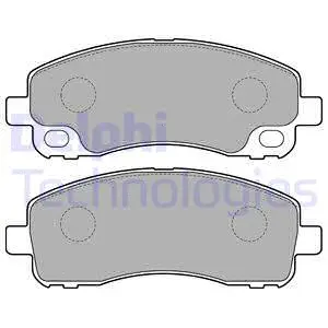 Brake Pad Set, disc brake (LP2204)
