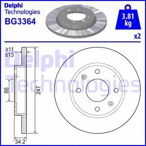 Brake Disc (BG3364)