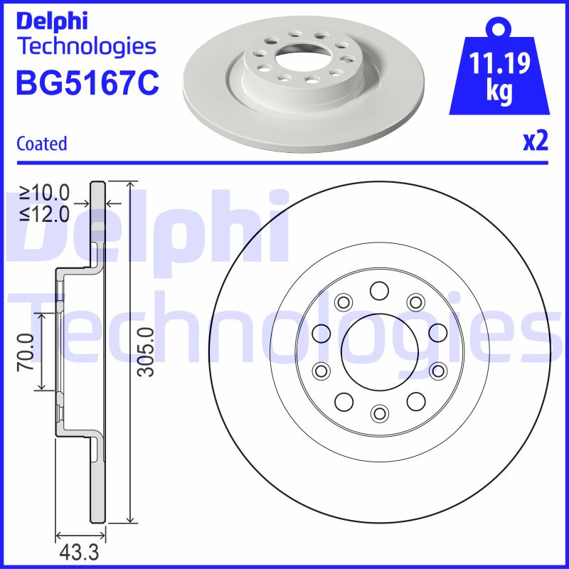 Brake Disc (BG5167C)